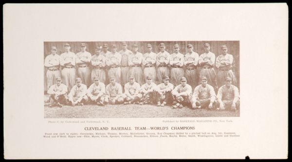 1948 Baseball Magazine Cleveland Indians